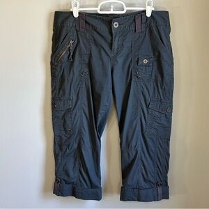 Apt 9 Utility Style Cuffed Cargo Capris Womens Size 8